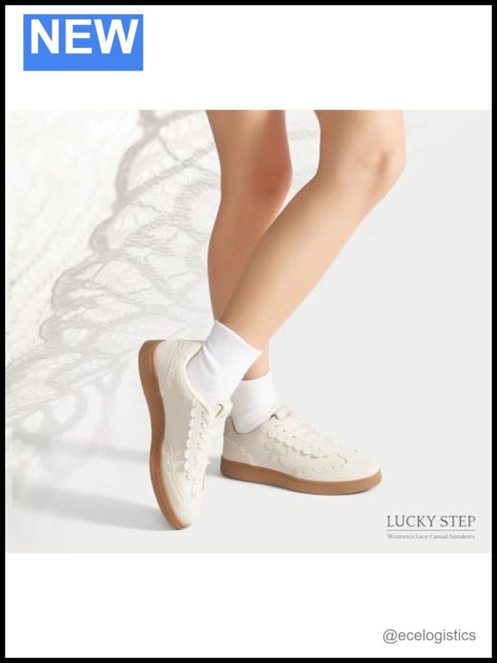 Women's Lace Detail Sneakers Organza Ribbon Casual Cute Shoes